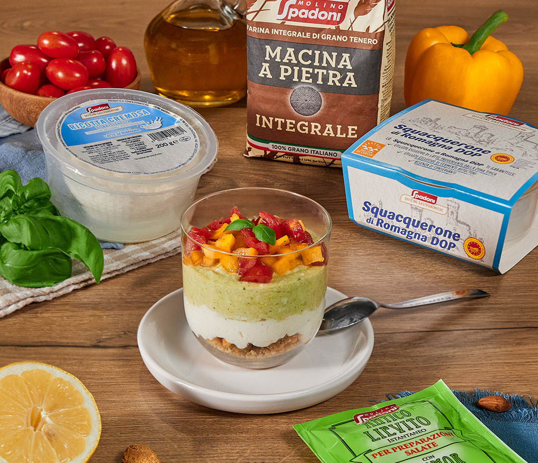 Molino Spadoni - ricetta cheescake salata