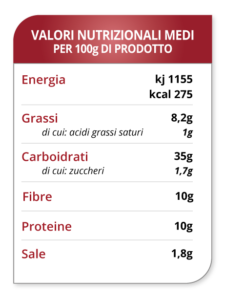 Piadina a basso contenuto glicemico Molino Spadoni